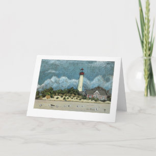 Cape May Lighthouse Painting, New jersey Kort