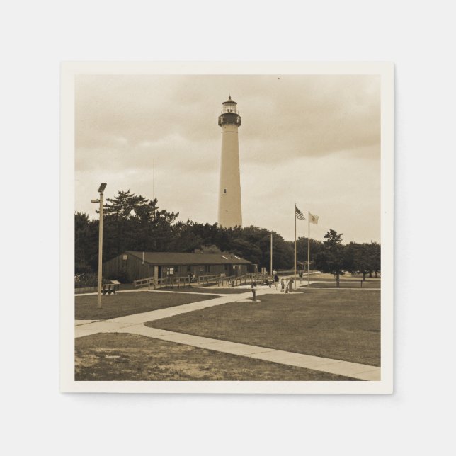 Cape May Lighthouse Pappersservett (Framsidan)