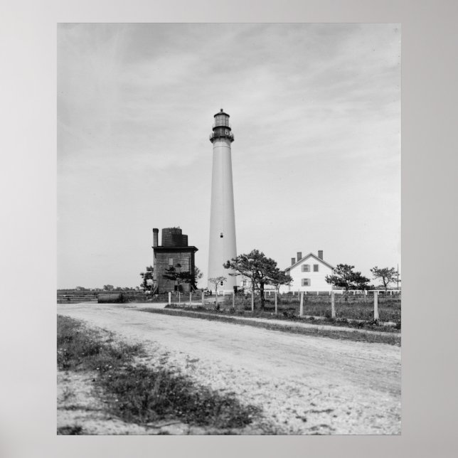 Cape May Lighthouse Poster (Framsidan)