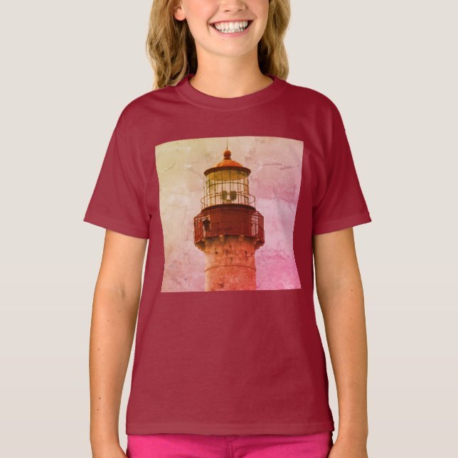 Cape May Lighthouse T Shirt (Framsida)
