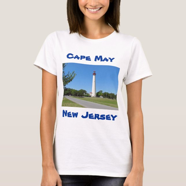 Cape May Lighthouse Tee Shirt (Framsida)