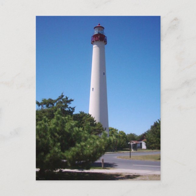 Cape May Lighthouse-vykort Vykort (Framsida)
