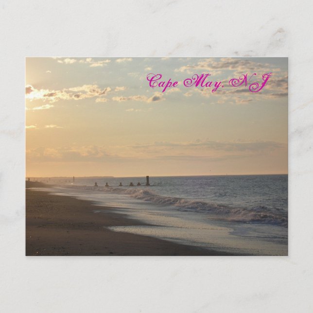 Cape May Lowtide-vykort Vykort (Framsida)