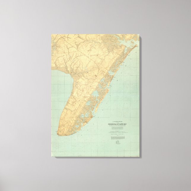 Cape May, New jersey Canvastryck (Framsida)