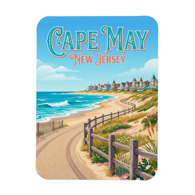 Cape May New Jersey Magnet (Vertikal)