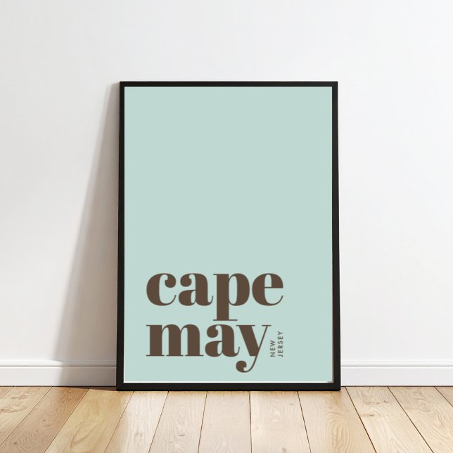 Cape May New Jersey modern stad Poster (Skapare uppladdad)