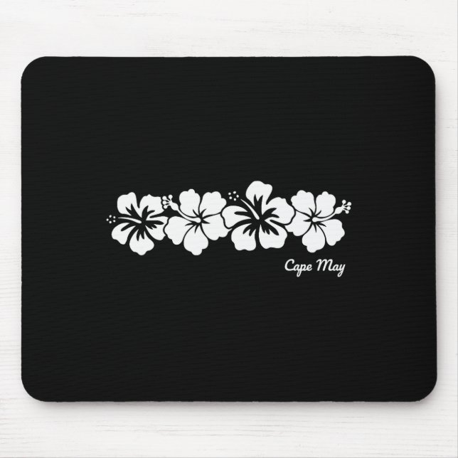 Cape May New Jersey Nj Hibiscus Flower Souvenir Me Musmatta (Framsidan)