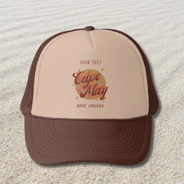 Cape May New jersey Retro Vintage Party Keps (Skapare uppladdad)