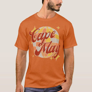 Cape May New jersey Retro Vintage Party T Shirt