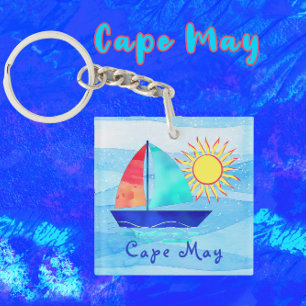 Cape May New jersey Sailboat och Sunshine Vacation