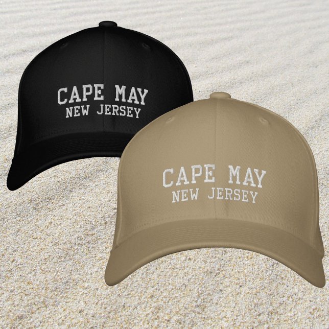 Cape May New Jersey semesterutflykten klänning Broderad Keps (Skapare uppladdad)