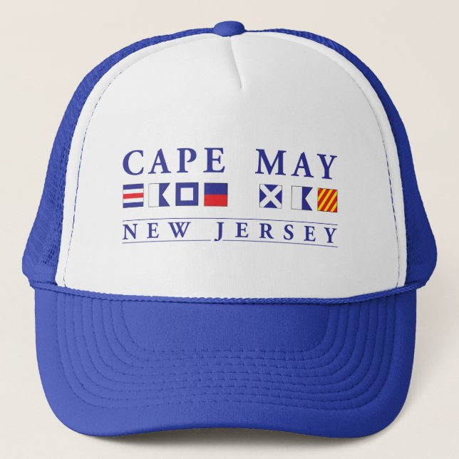 Cape May New jersey Truckerkeps (Framsida)