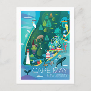 Cape May, New jersey vykort
