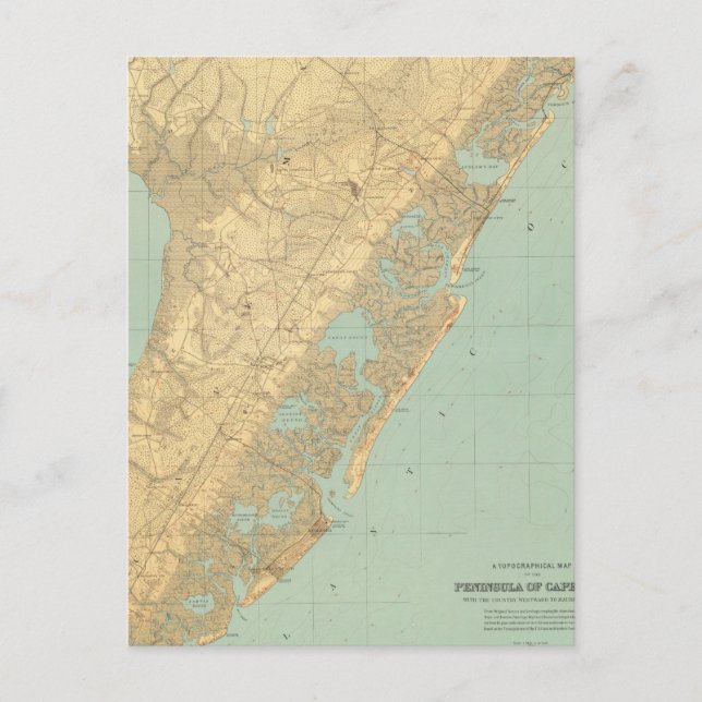 Cape May, New jersey Vykort (Framsida)