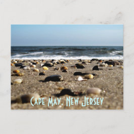 Cape May, NJ Beach Scene-vykort Vykort