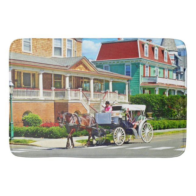 Cape May NJ – Hästvagnstur Badrumsmatta (Framsidan)