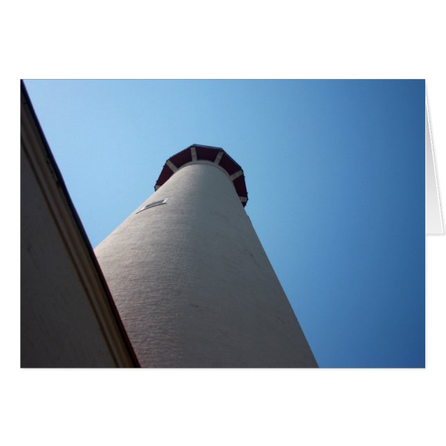 Cape May Point Lighthouse Hälsningskort (Framsidan Horizontal)
