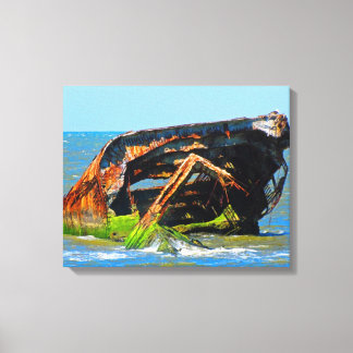 Cape May Shipwreck Canvastryck