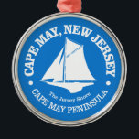 Cape May (slinga) Julgransprydnad Metall<br><div class="desc">Cape May,  New jersey.</div>