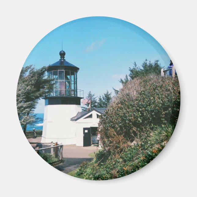 Cape Meares fyr, Oregon Magnet (Framsidan)