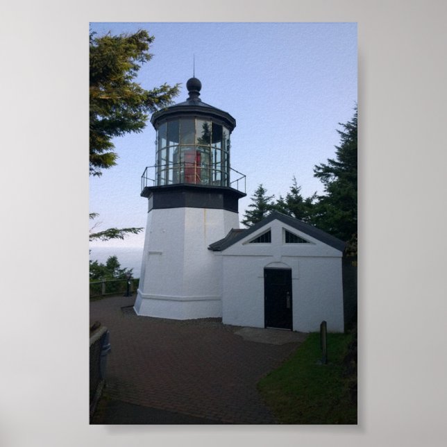 Cape Meares Lighthouse, ELLER Poster (Framsidan)