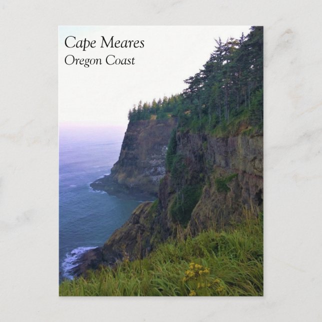Cape Meares, Oregon Kusten Vykort (Framsida)