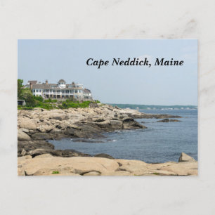 Cape Neddick in Maine Helg Vykort