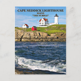 Cape Neddick Light "the Nubble", Maine vycard Vykort