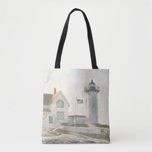 Cape Neddick Lighthouse Tygkasse (Framsida)
