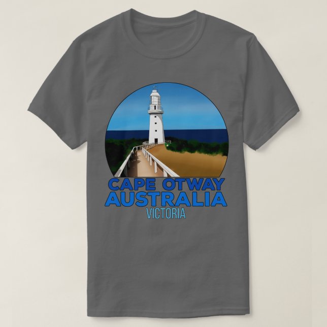 Cape Otway Lighthouse Victoria Australien 1 T Shirt (Design framsida)