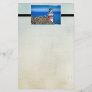 Cape Palliser New Zealand Lighthouse Brevpapper