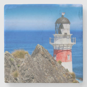 Cape Palliser New Zealand Lighthouse Stenunderlägg