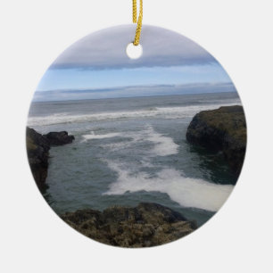 Cape Perpetua, Oregon Kusten Julgransprydnad Keramik