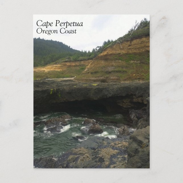Cape Perpetua, Oregon Kusten Vykort (Framsida)