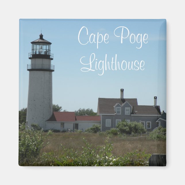 Cape Poge Light House  souvenir Magnet (Framsidan)