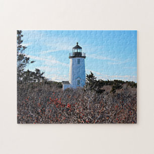 Cape Poge Lighthouse, Massachusetts Chappaquiddick Pussel