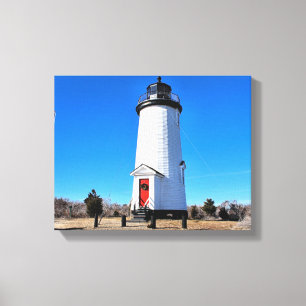 Cape Poge Lighthouse, Massachusetts Kanvastryck