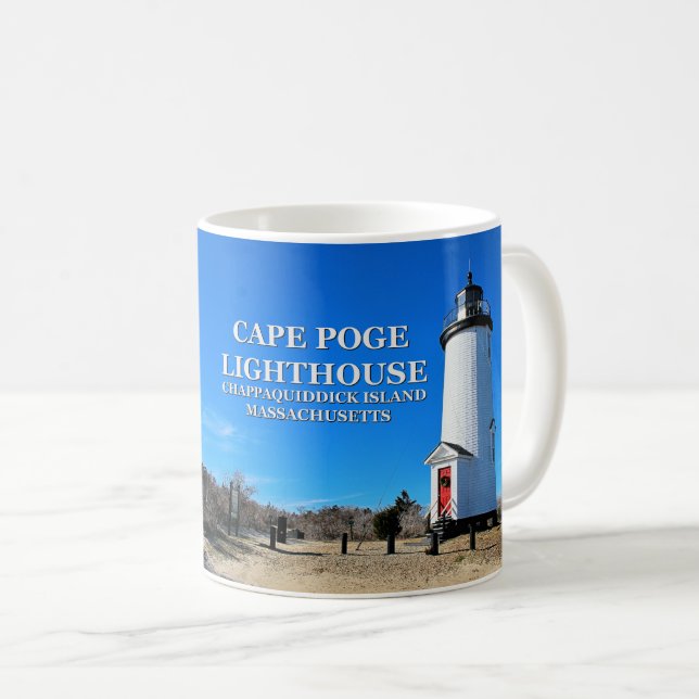 Cape Poge Lighthouse, Massachusetts Mugg (Framsida höger)