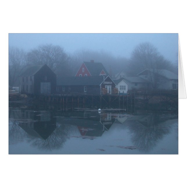 Cape Porpoise, Maine Hälsningskort (Framsidan Horizontal)