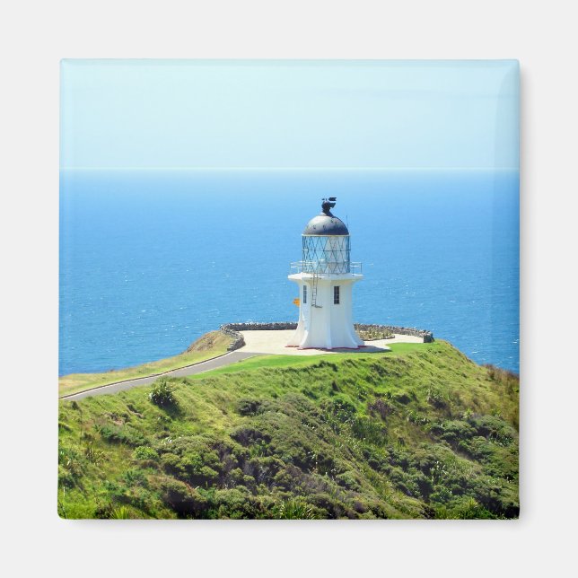 Cape Reinga fyr, Nya Zeeland Magnet (Framsidan)