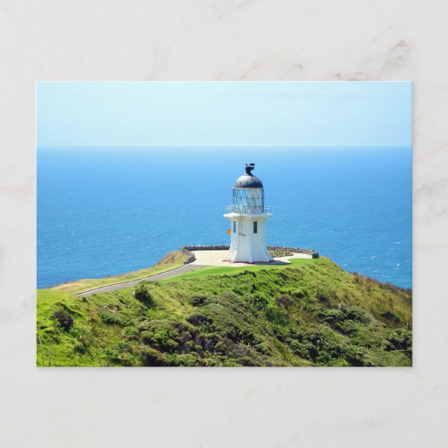 Cape Reinga fyr, Nya Zeeland Vykort (Framsida)