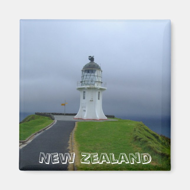 Cape Reinga fyr, NZ (Fridge Magnet) Magnet (Framsidan)