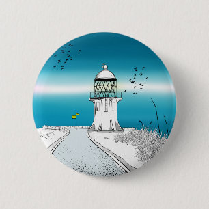 Cape Reinga Lighthouse Nya Zeeland Knapp
