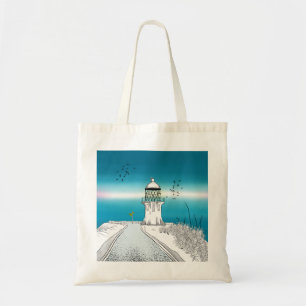 Cape Reinga Lighthouse Nya Zeeland Tygkasse