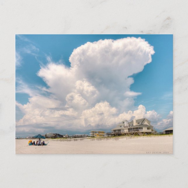 Cape San Blas Cloudscape Vykort (Framsida)
