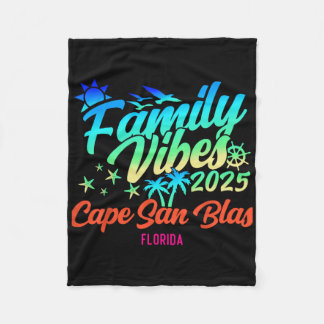 Cape San Blas Florida Familjestämning 2025 Semeste Fleecefilt