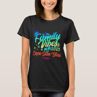 Cape San Blas Florida Familjestämning 2025 Semeste T Shirt