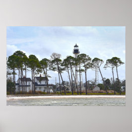 Cape San Blas, Florida, fyr, Florida Poster