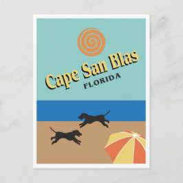 Cape San Blas, illustration av Florida Vykort