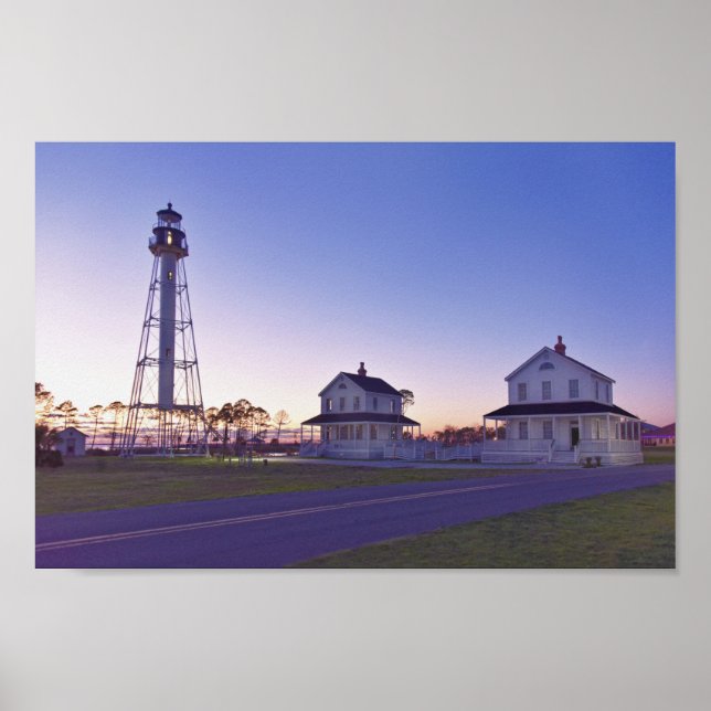 Cape San Blas Lighthouse, Port St Joe, Florida Poster (Framsidan)